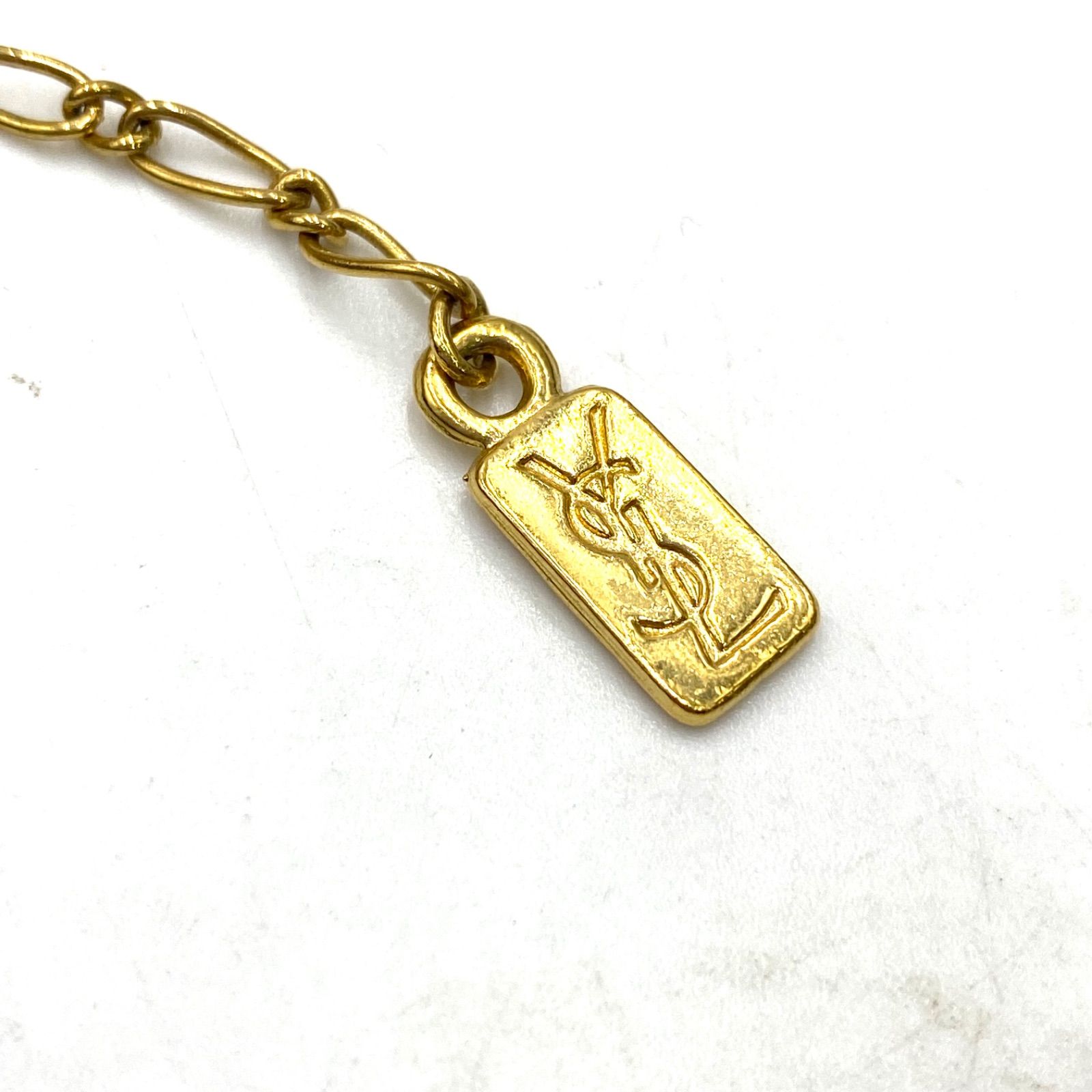 希少 YSL Yves Saint Laurent イヴ・サンローラン ネックレス ロング