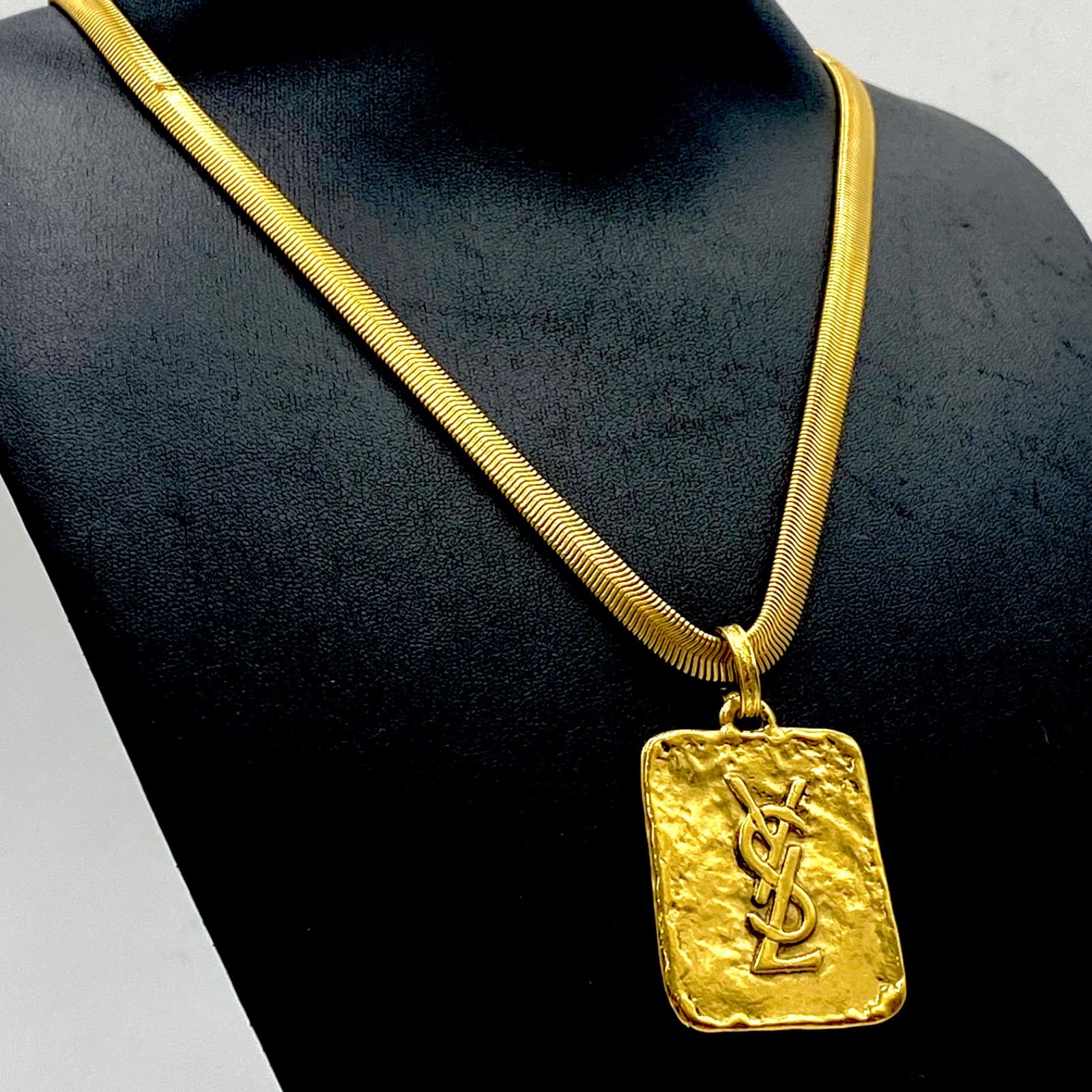 希少 YSL Yves Saint Laurent イヴ・サンローラン ネックレス ロング