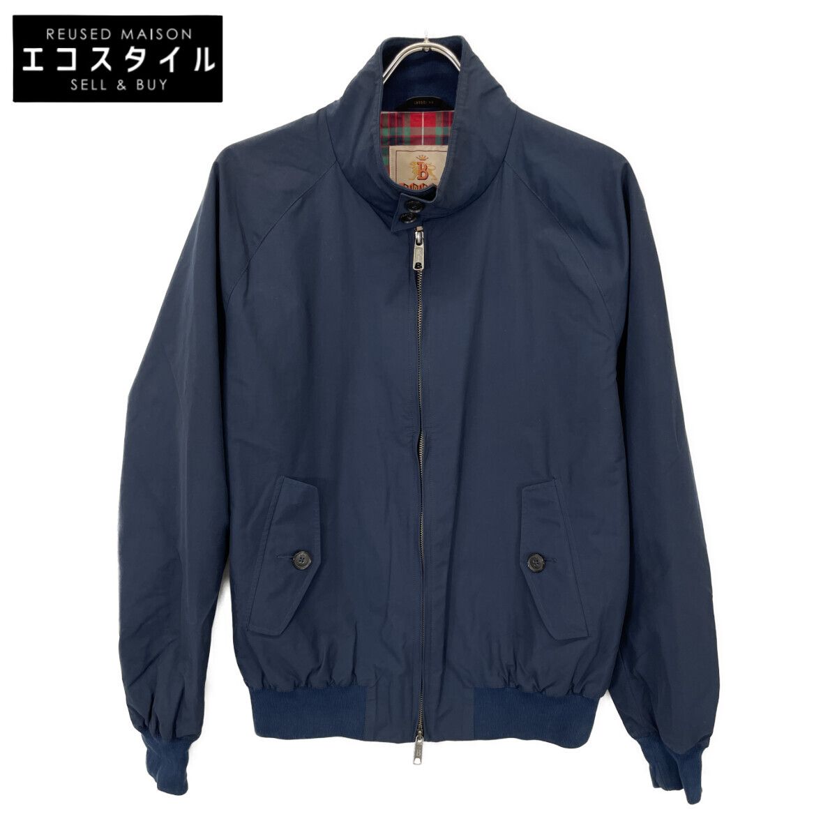 BARACUTA バラクータ 231MBRCPS0001 ﾈｲﾋﾞｰ ｺｯﾄﾝ混 ﾁｪｯｸﾗｲﾆﾝｸﾞ G9 ﾊﾘﾝﾄﾝ 
