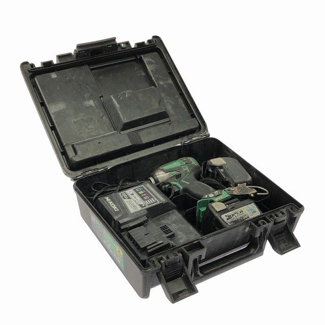 品 HITACHI 日立工機 18 V コードレスインパクトドライバー バッテリ 14.4 6.0 Ah 充電器 ケース 充電式122761