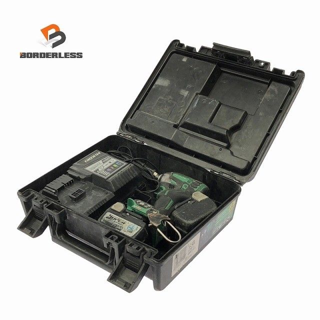品 HITACHI 日立工機 18 V コードレスインパクトドライバー バッテリ 14.4 6.0 Ah 充電器 ケース 充電式122761