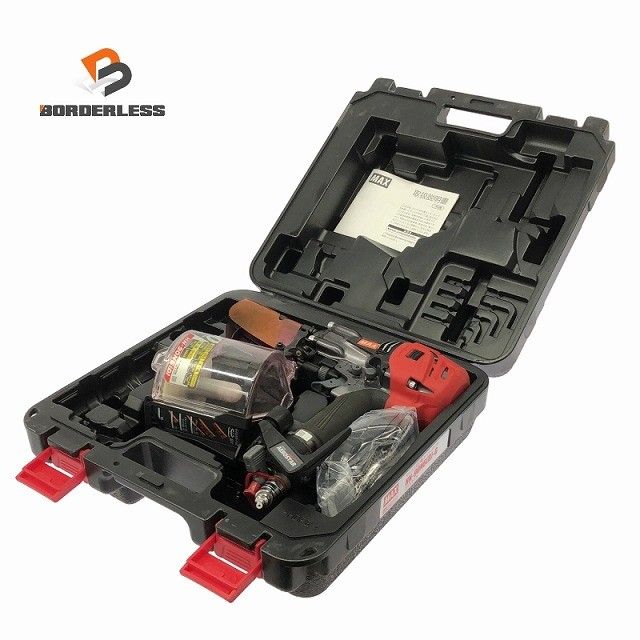 比較的 MAX マックス 高圧 90 mm スーパーネイラ HN N 6 D G コイルネイラ 高圧釘打機 エアロスター122774