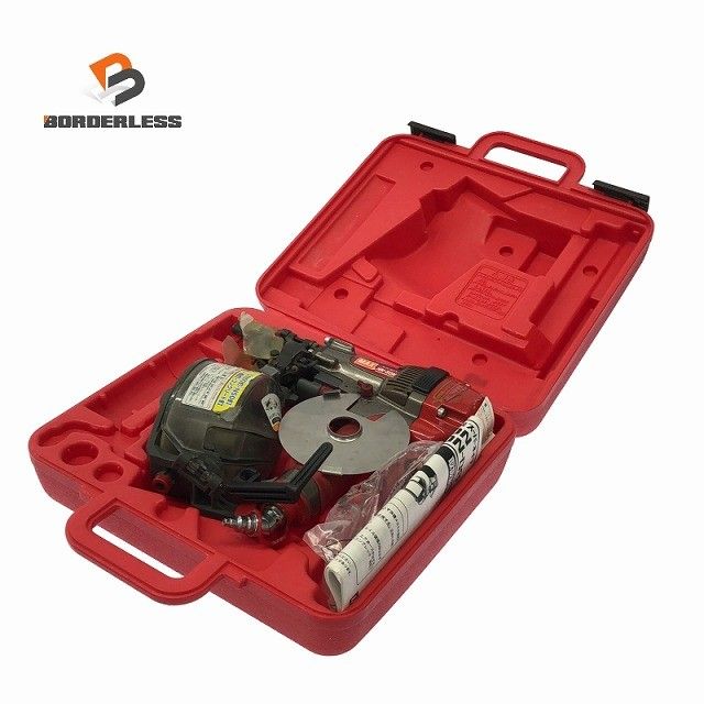 品 MAX マックス 50 mm 高圧 スーパーネイラ HN N 本体 ケース エア釘打機 コイルネイラ 釘打ち機 くぎ打ち機122776