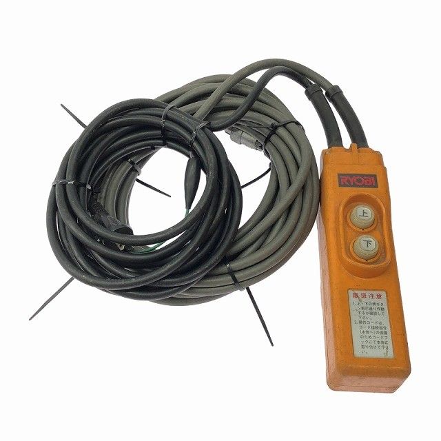  品 RYOBI リョービ 100 V 小型ウインチ WI-125 最大吊揚荷重130 kg リモコン付き 電動ホイスト 電動ウインチ 電動ウィンチ122780 その他 電動工具 エア工具