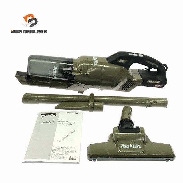 makita マキタ 40 Vmax 充電式クリーナー CL 003 G オリーブ サイクロン一体式 コードレス カプセルクリーナー 掃除機122794
