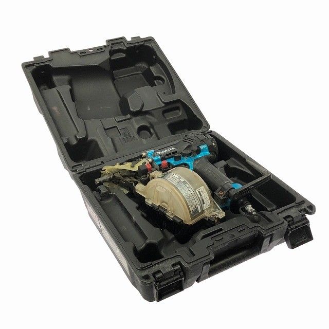 品 makita マキタ 50 mm 高圧 エア釘打機 AN 534 HM 青|ブルー ケース付き ロール釘打機 ロール釘打ち機 コイルネイラ122796