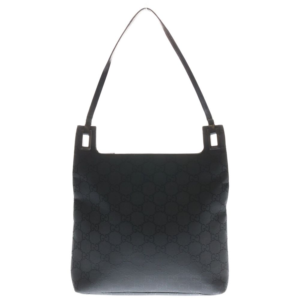 GUCCI (グッチ) GG柄 ショルダーバッグ ハンドバッグ ブラック 