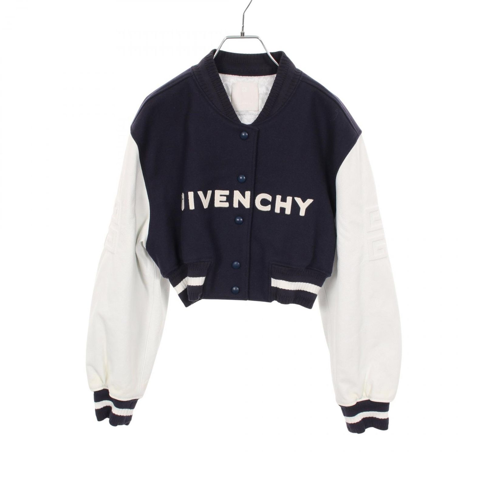 ジバンシィ GIVENCHY ブルゾン ウール レザー ジャケット レディース