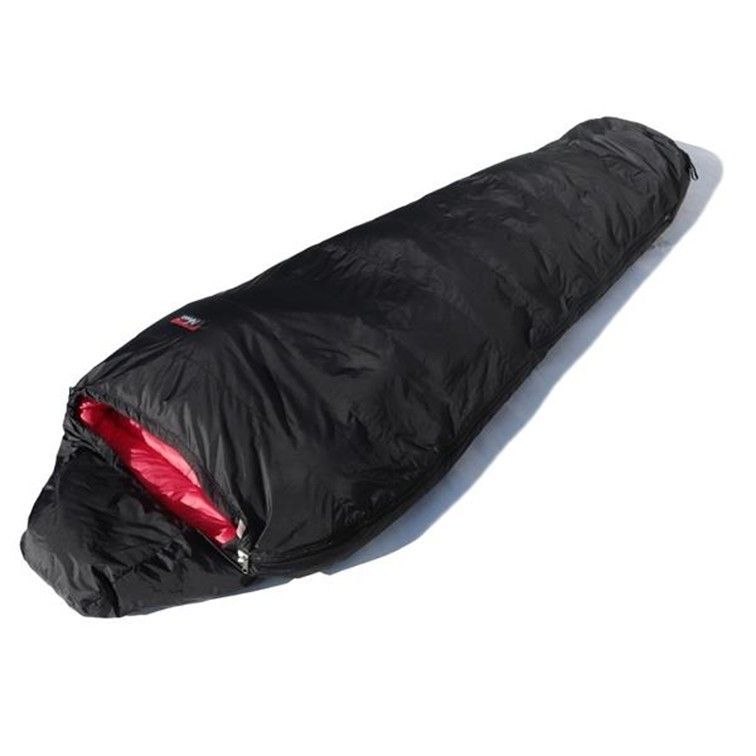 在庫処分20％OFF NANGA 北斗スポーツ別注 AURORA LIGHT 600 DX オーロラライト 寝袋 シュラフ ブラック 裏レッド