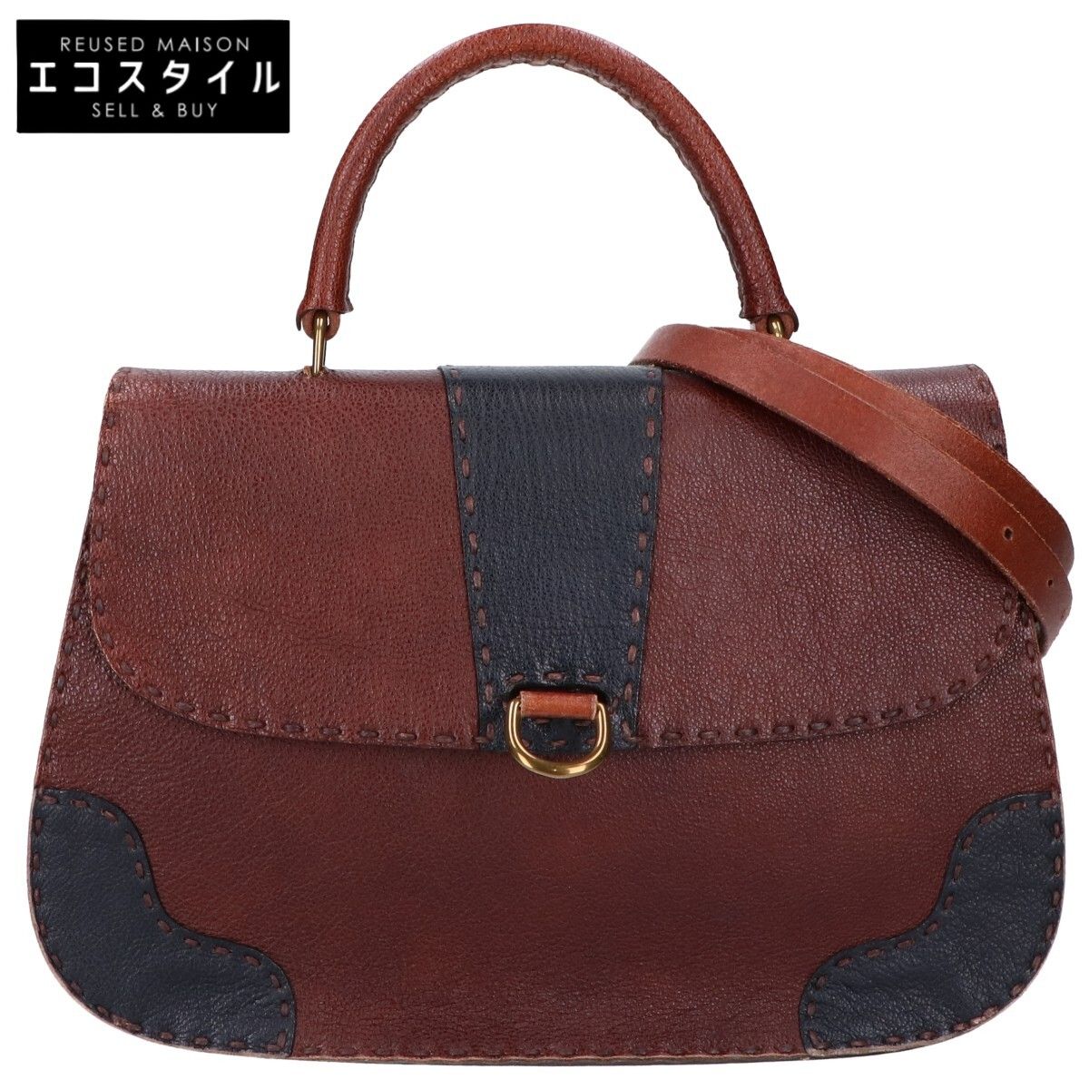【未使用】Henry Cuir / アンリークイール レザーショルダー HENRY CUIR（アンリークイール） ショルダーバッグ ハンドバッグ 巾着