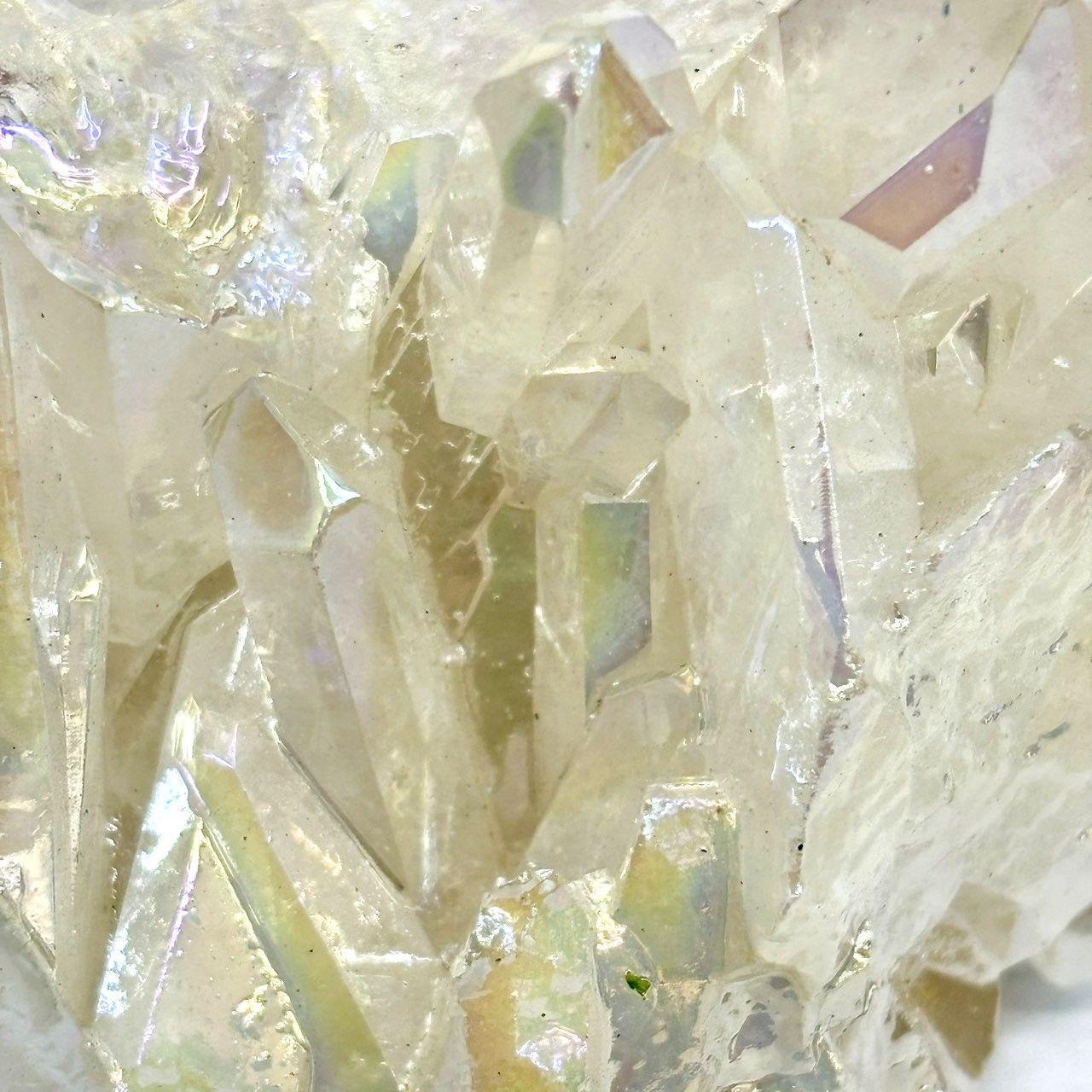 ホワイトクリスタルクラスター116g 水晶原石 ナチュラルインテリア 