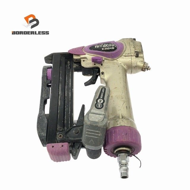 品 HITACHI 日立工機 常圧 一般圧 エアタッカー N 2504 M ケース付 ステープル幅4 mm 長さ25 エアータッカー エア工具123008