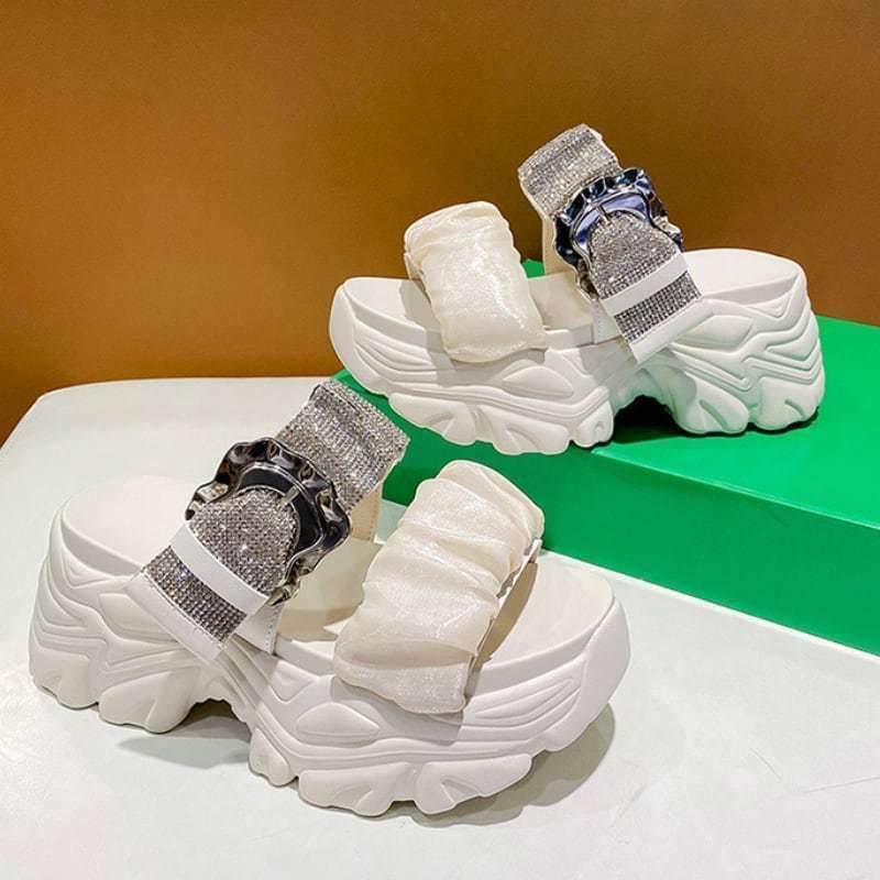 パーティードレス フリル ティアード シアー Aライン 韓国系