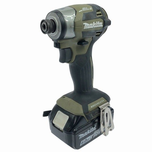 比較的 makita マキタ 18 V 充電式インパクトドライバー TD 173 D オリーブ バッテリ 6.0 Ah 付 コードレス123036