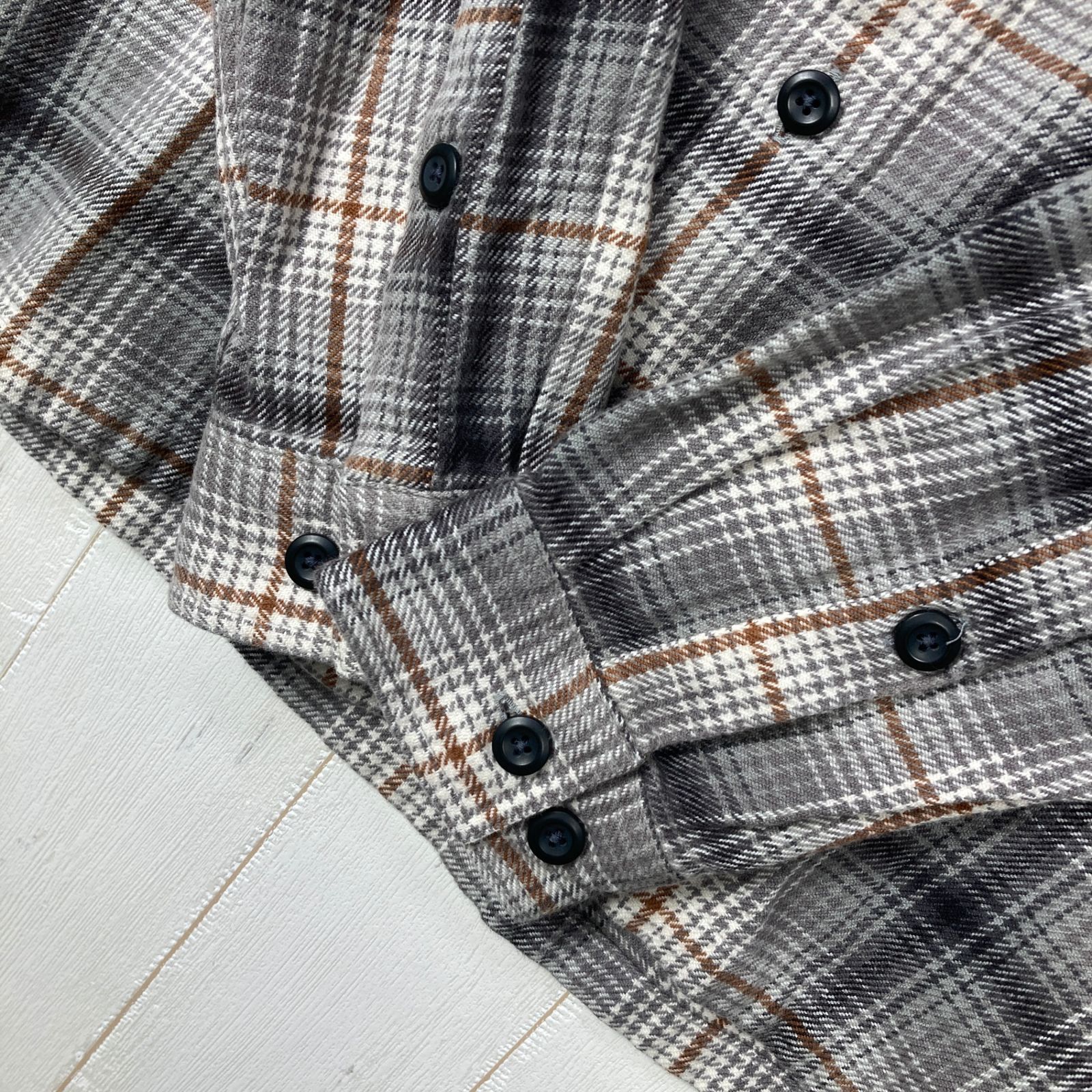 2013年モデル patagonia フィヨルド フランネルシャツ L Men's XS グレー系】 2013 Patagonia ( パタゴニア ) ロングスリーブ