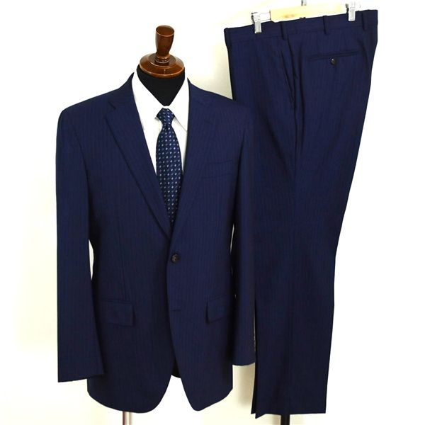 azabu tailor ストライプ ビジネススーツ 麻布テーラー azabu tailor