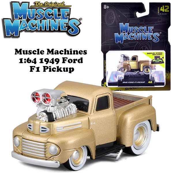 Muscle Machines 1:64 1949 Ford F1 Pickup【マッスルマシン】ミニカー