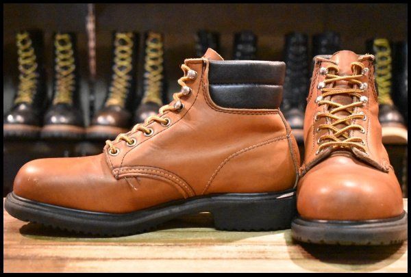 ま*つ様 良品 旧羽タグ 廃盤 Red Wing 8804 ブーツ スーパーソー RED WING 8804 スーパーソール モックトゥ レザーブーツ 8 D 【公式通販】