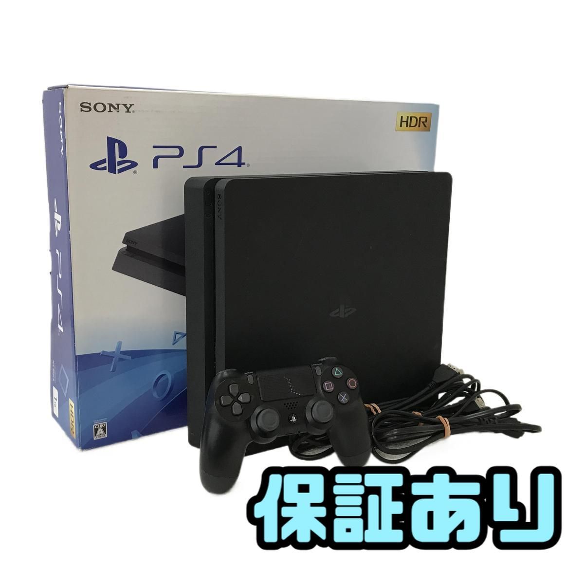 ゲーム機 SONY ソニー PlayStation 4 本体 1 TB ジェットブラック コントローラー付 大
