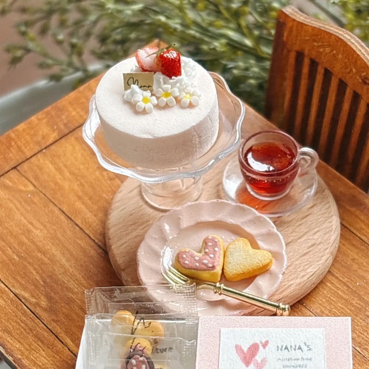 ミニチュアスイーツ 限定品 苺のケーキセット - メルカリ