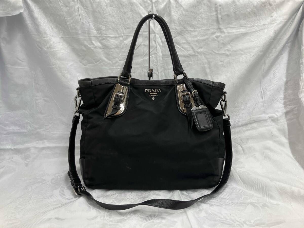 PRADA ナイロントート 2Way テスート NERO ショルダーバッグ 