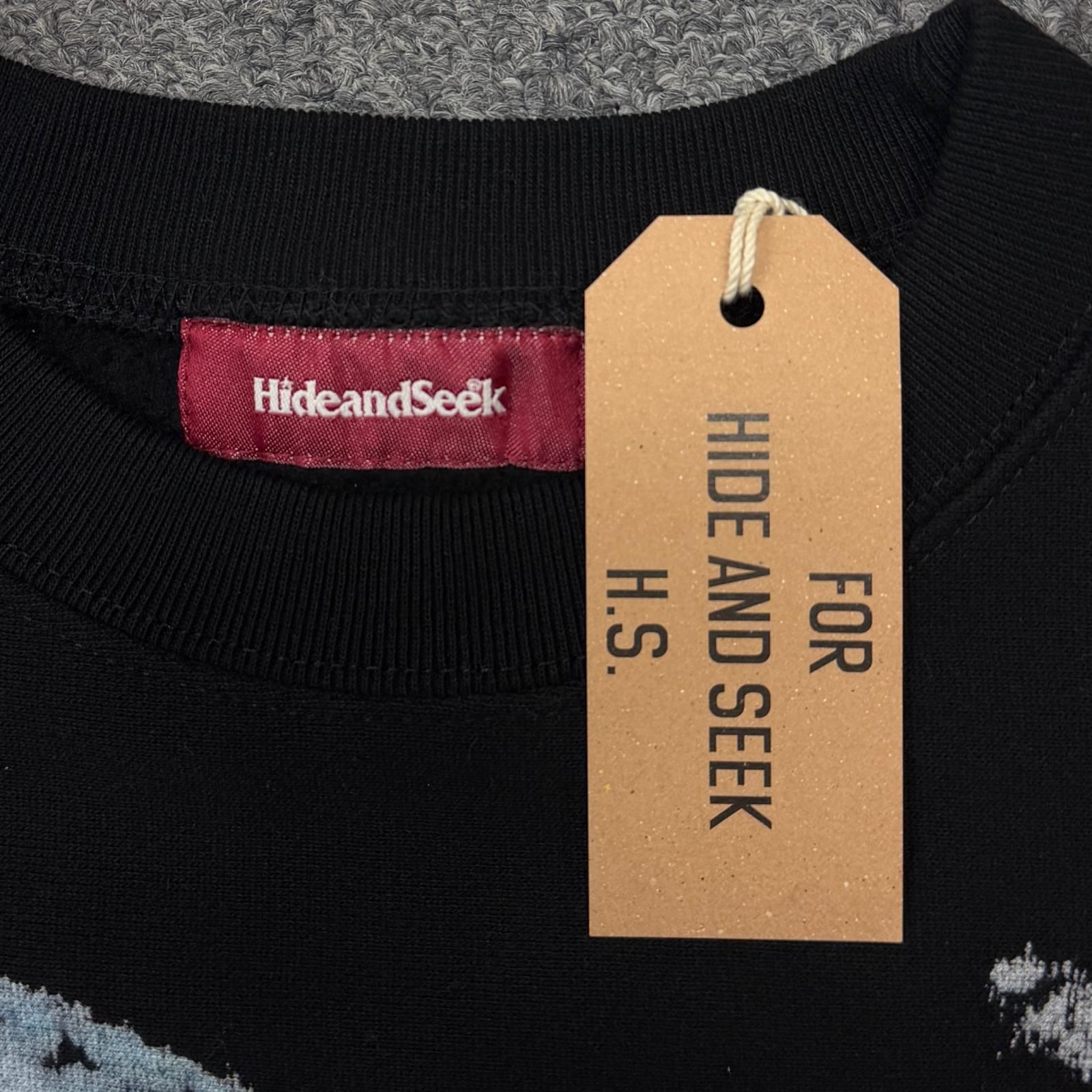 参考上代18700円 未使用 HideandSeek 24AW Eagle Sweat Shirt イーグル 