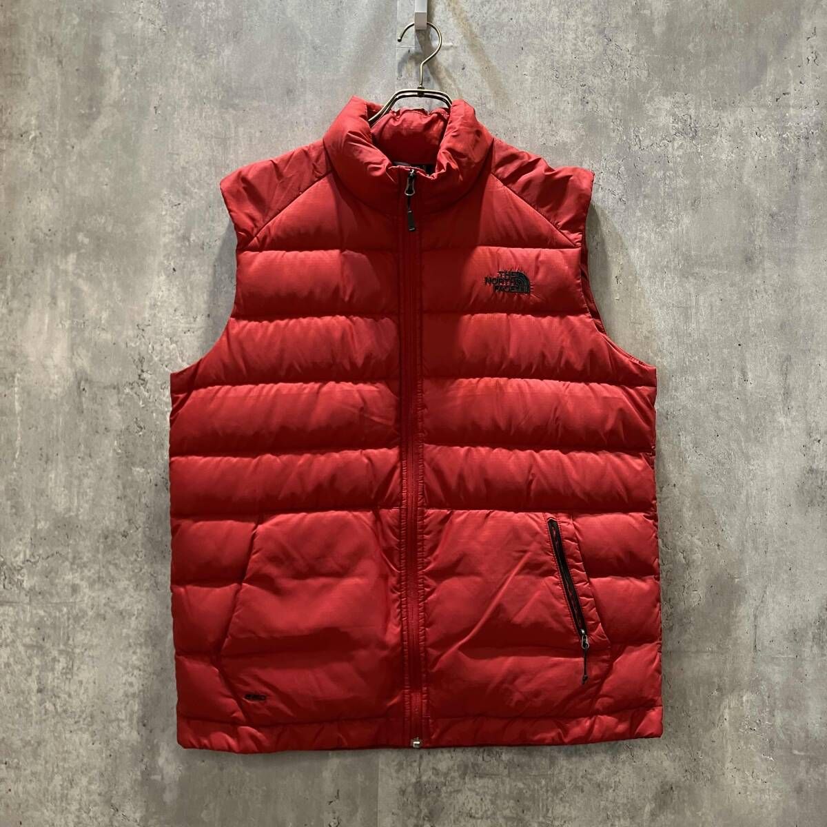 THE NORTH FACE ダウンベスト size L/XL レッド ノースフェイス - メルカリ