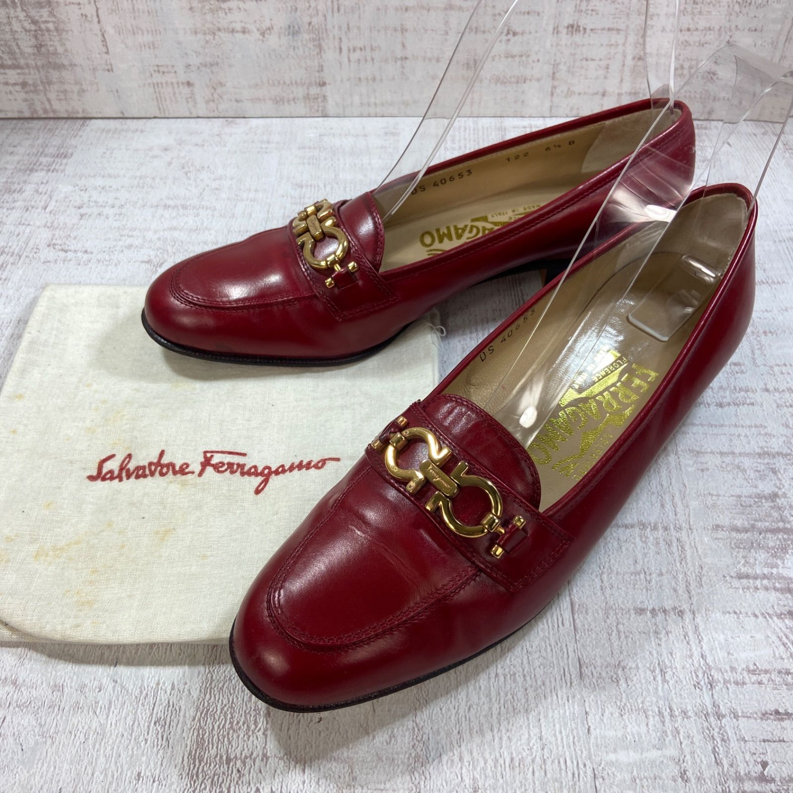 Salvatore Ferragamo フェラガモ ローファー ガンチーニ イタリア製 