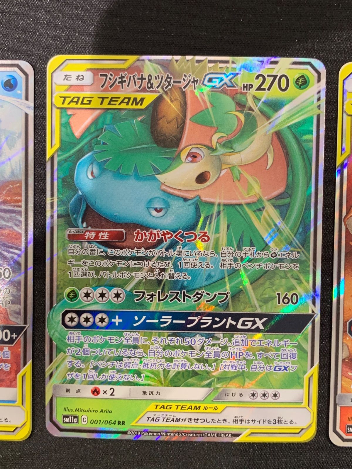 カメックス＆ポッチャマGX フシギバナ＆ツタージャGX リザードン