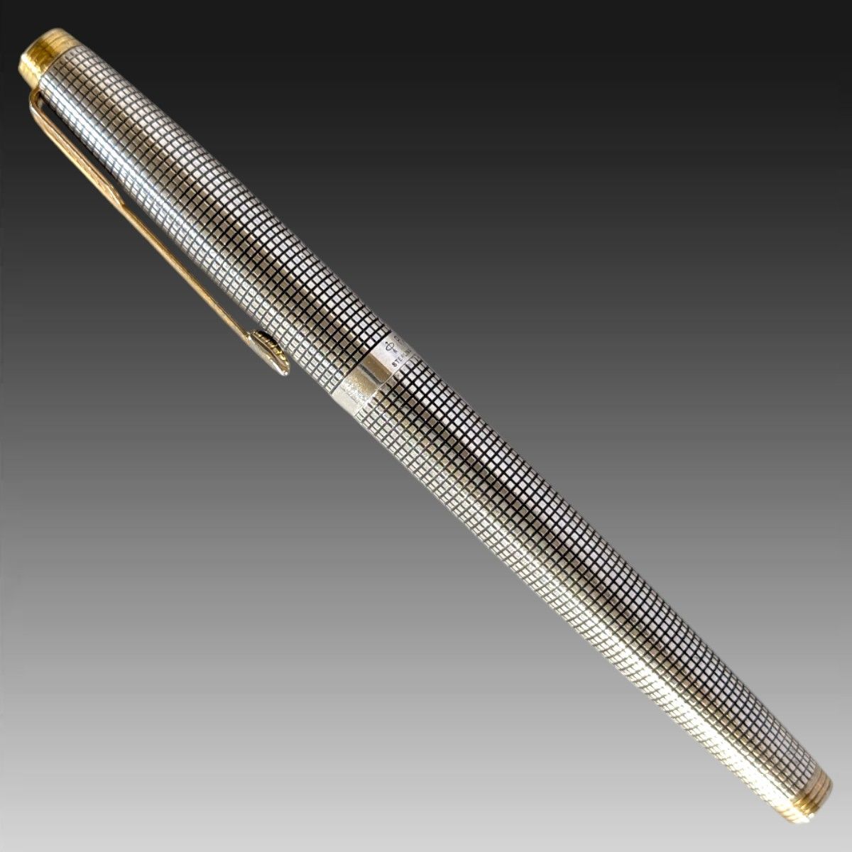 PARKER パーカー75 万年筆 スターリングシルバー シセレ 米国製 1970年代 Mニブ ヴィンテージ 260111