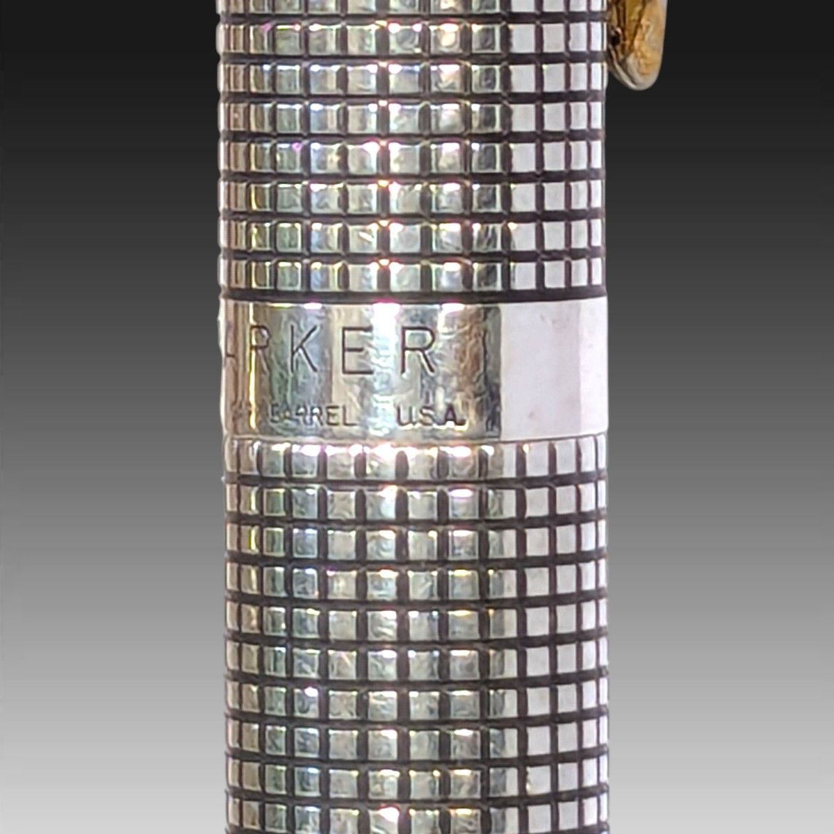 PARKER パーカー75 万年筆 スターリングシルバー シセレ 米国製 1970年代 Mニブ ヴィンテージ 260111