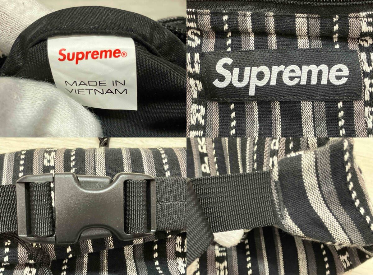 Supreme 20SS Woven Stripe Waist Bag シュプリーム ストライプ ボディ