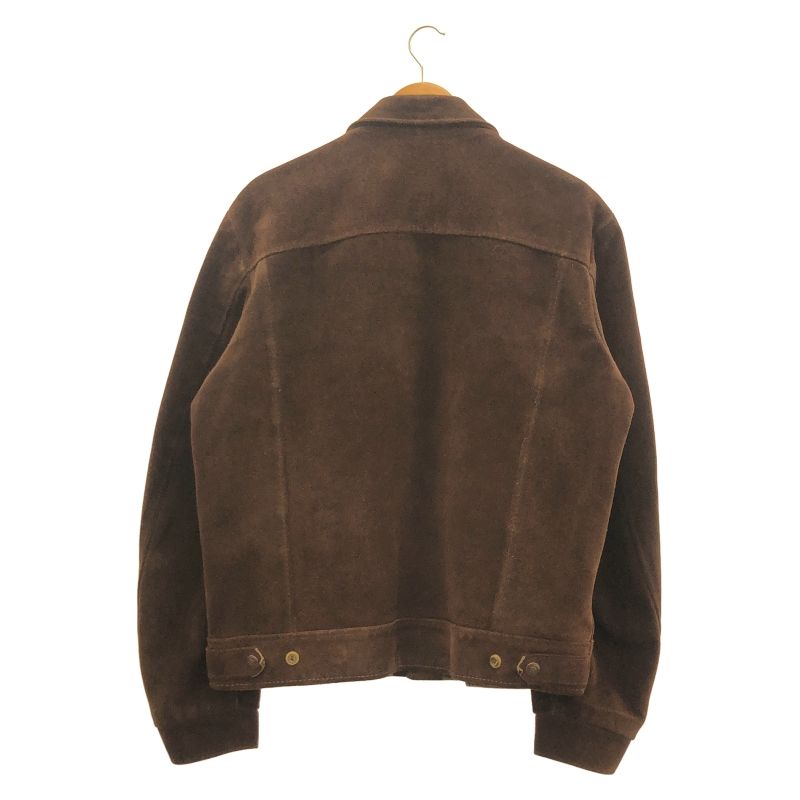 中古】SCHOTT スウェード3rdトラッカージャケット ブラウン 42 中古】SCHOTT スウェード3rdトラッカージャケット ブラウン 42