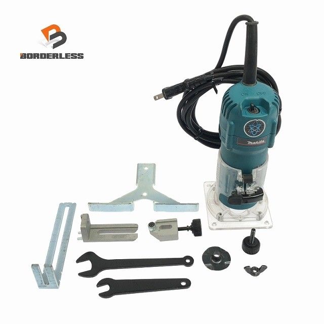 品 makita マキタ 100 V 電子トリマー 3707 FC チャック孔径6 mm コード式 木材加工 トリミング ルーター123094