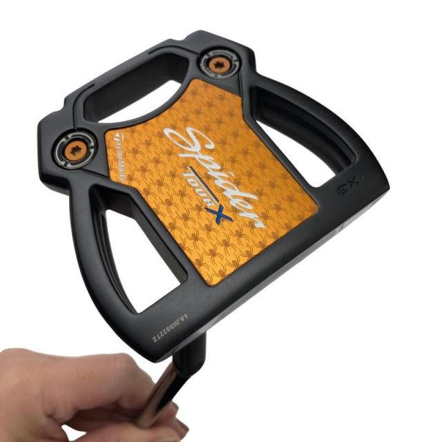  テーラーメイド Spider TOUR X X3 BLACK 34インチ パター PT スチール (フレックスその他) メンズ 男性用 右利き 右用 Aランク ゴルフクラブ
