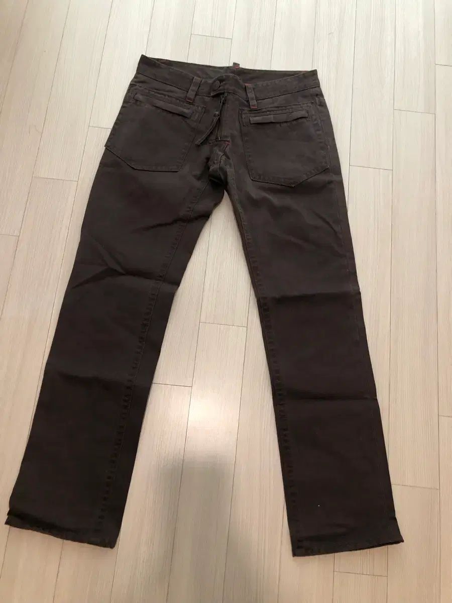 ディースクエアード2 ジッパー コットン パンツ