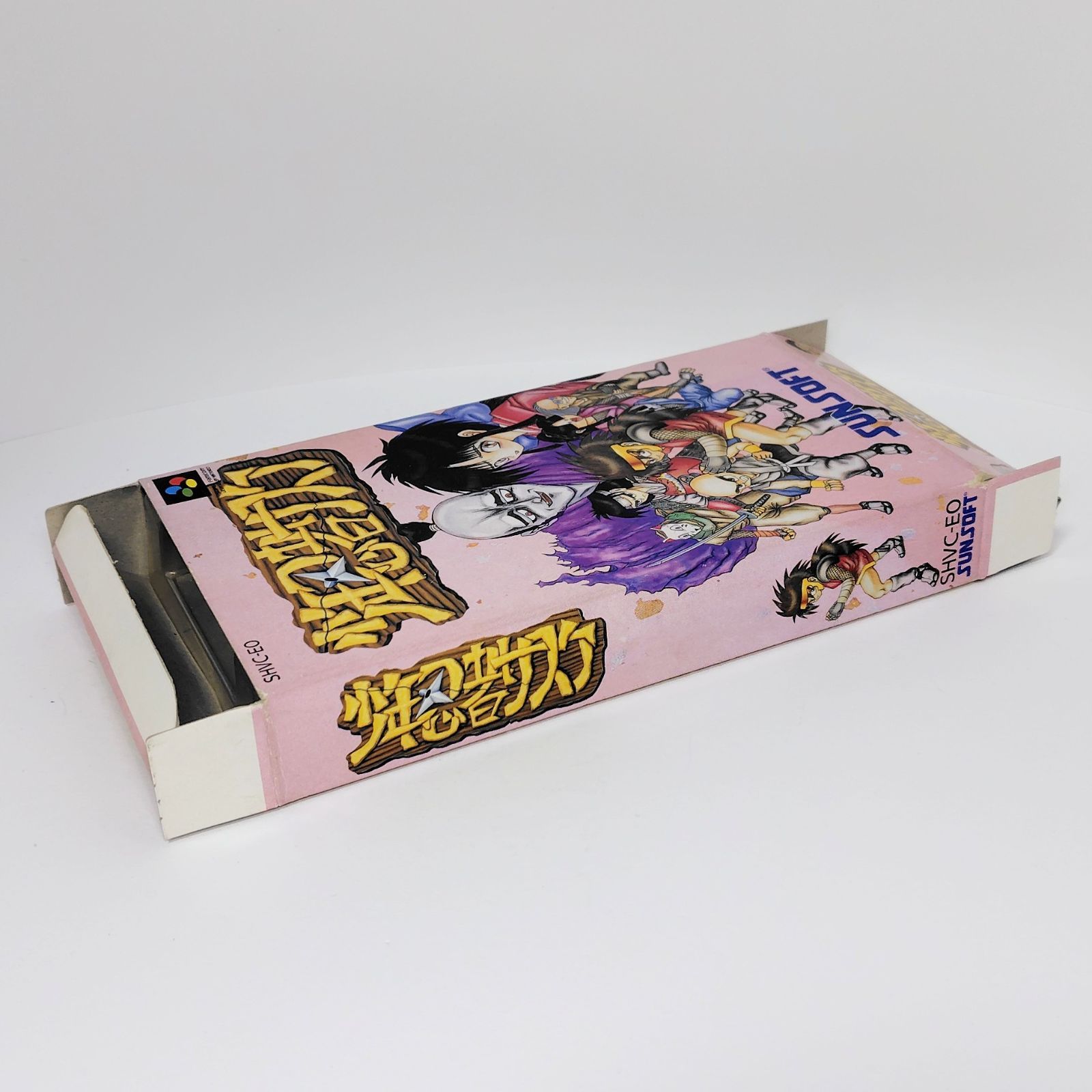 サンソフト SFC 少年忍者サスケ スーパーファミコン 箱 説明書 付き