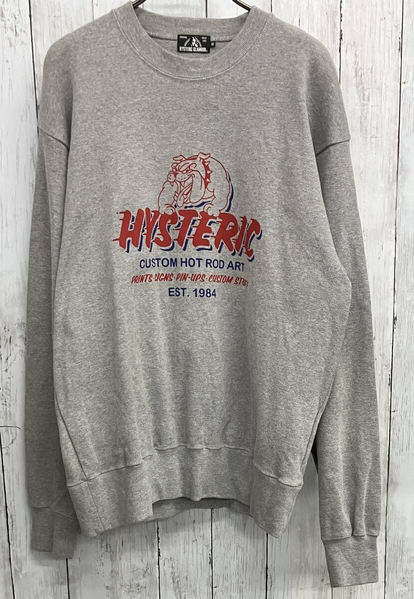 HYSTERIC GLAMOUR スウェット ヒステリックグラマー クルーネック