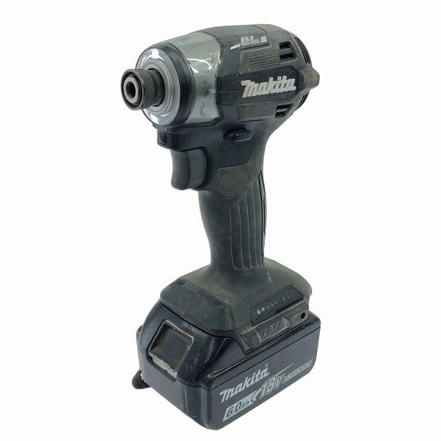 品 makita マキタ 18 V 充電式インパクトドライバ TD 173 D 黒|ブラック 本体 バッテリー 6.0 Ah おまけ付き♪123166
