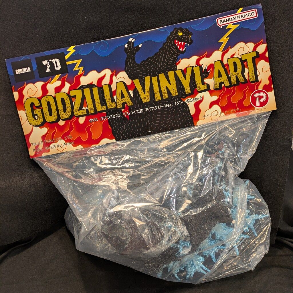 ゴジラキャラバン ゴジラ2023 てんつく工芸 アイスグローVer. 新品未開封 てんつく工芸 MAXTOY GODZILLA VINYL ART GVA ゴジラ2023 てんつく工芸