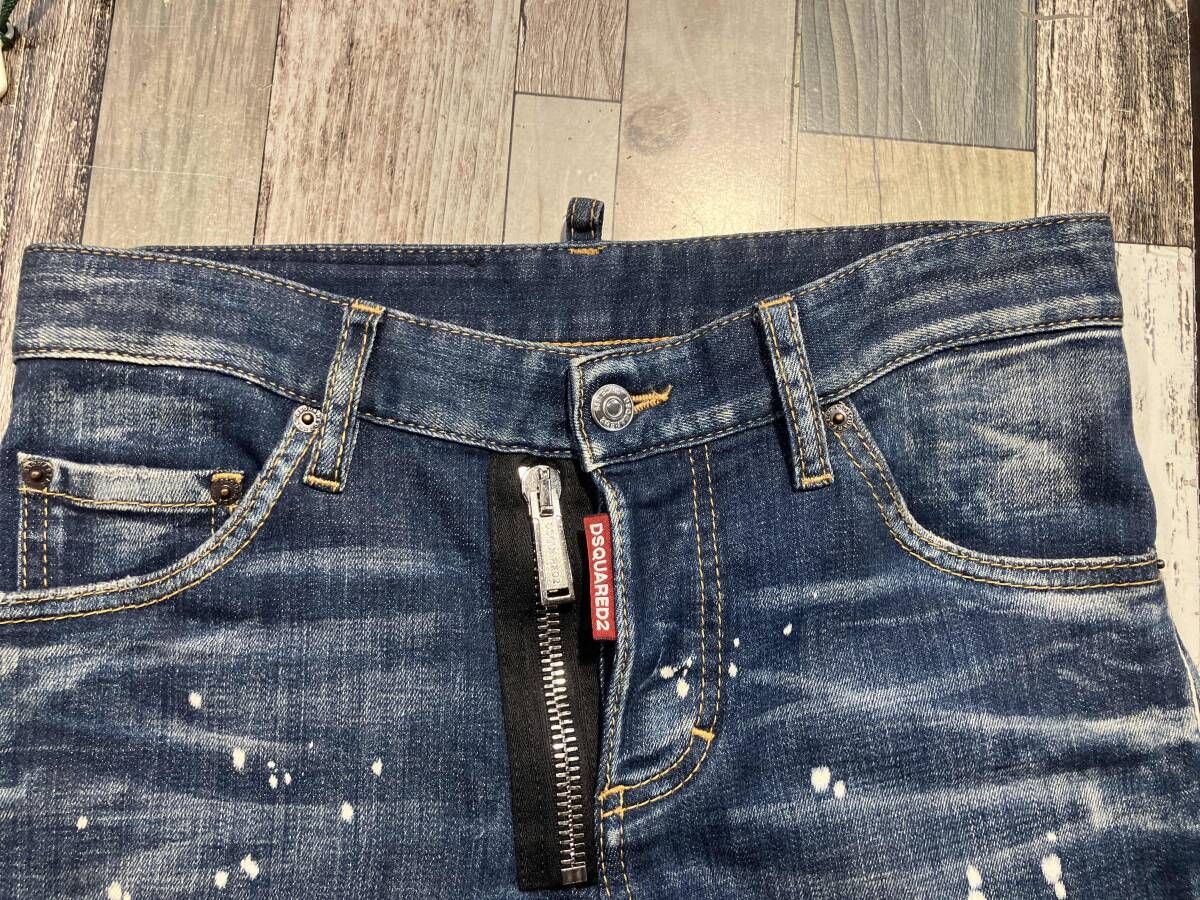 DSQUARED2 ビッグジップ Sexy Twist Jean 52 DSQUARED2 ディースクエアード ジーンズ デニム Sexy Twist Big ZIP