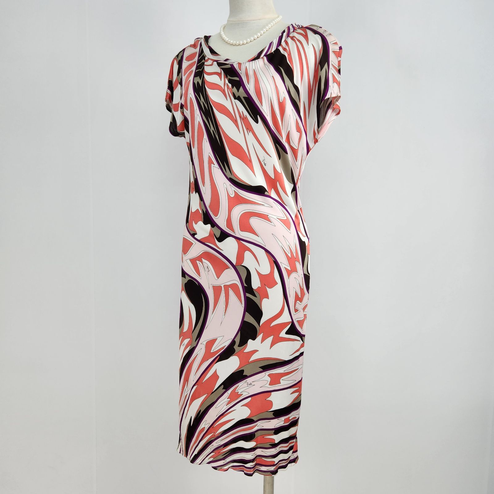 EMILIO PUCCI ワンピース エミリオプッチ イタリア製 希少柄 プッチ柄