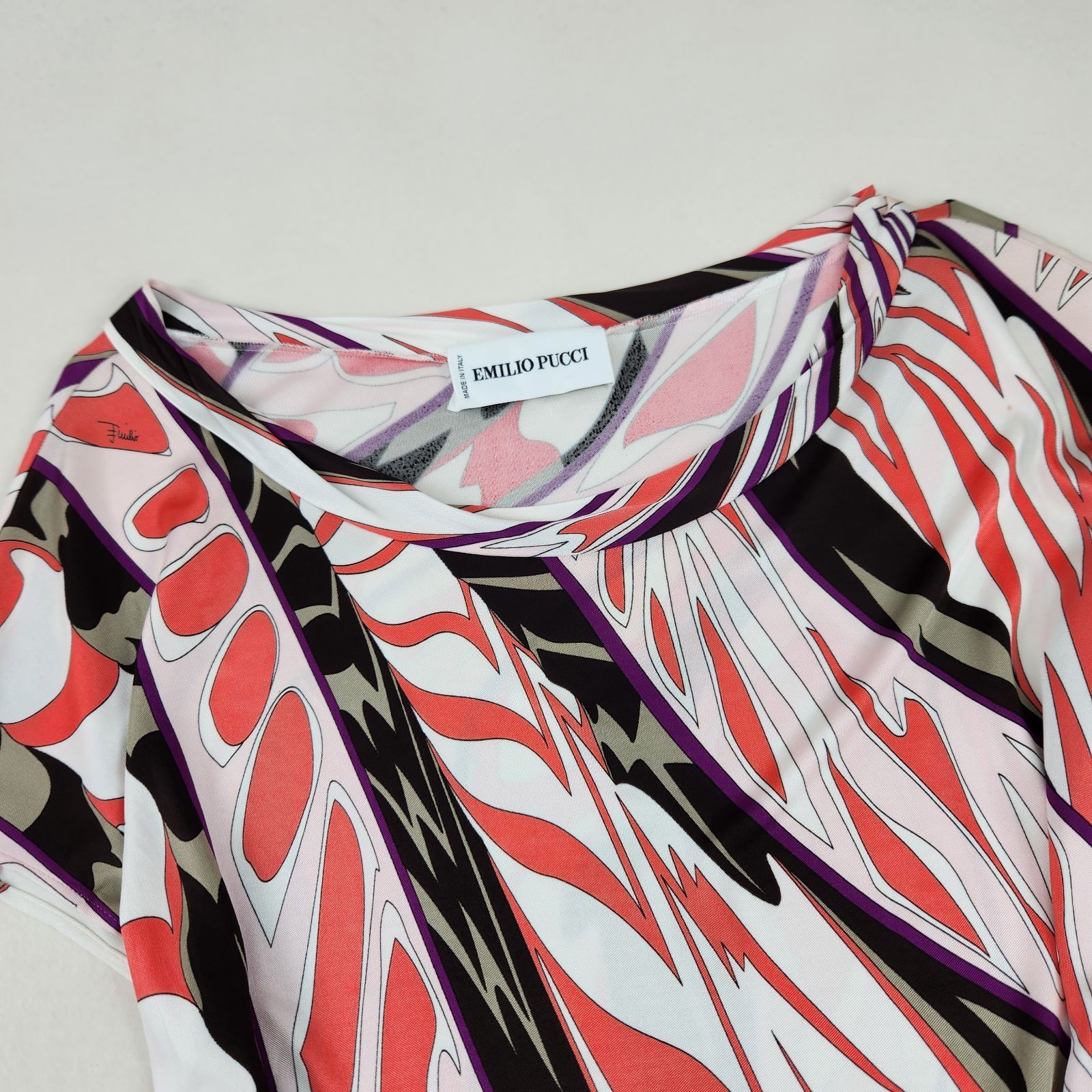 EMILIO PUCCI ワンピース エミリオプッチ イタリア製 希少柄 プッチ柄