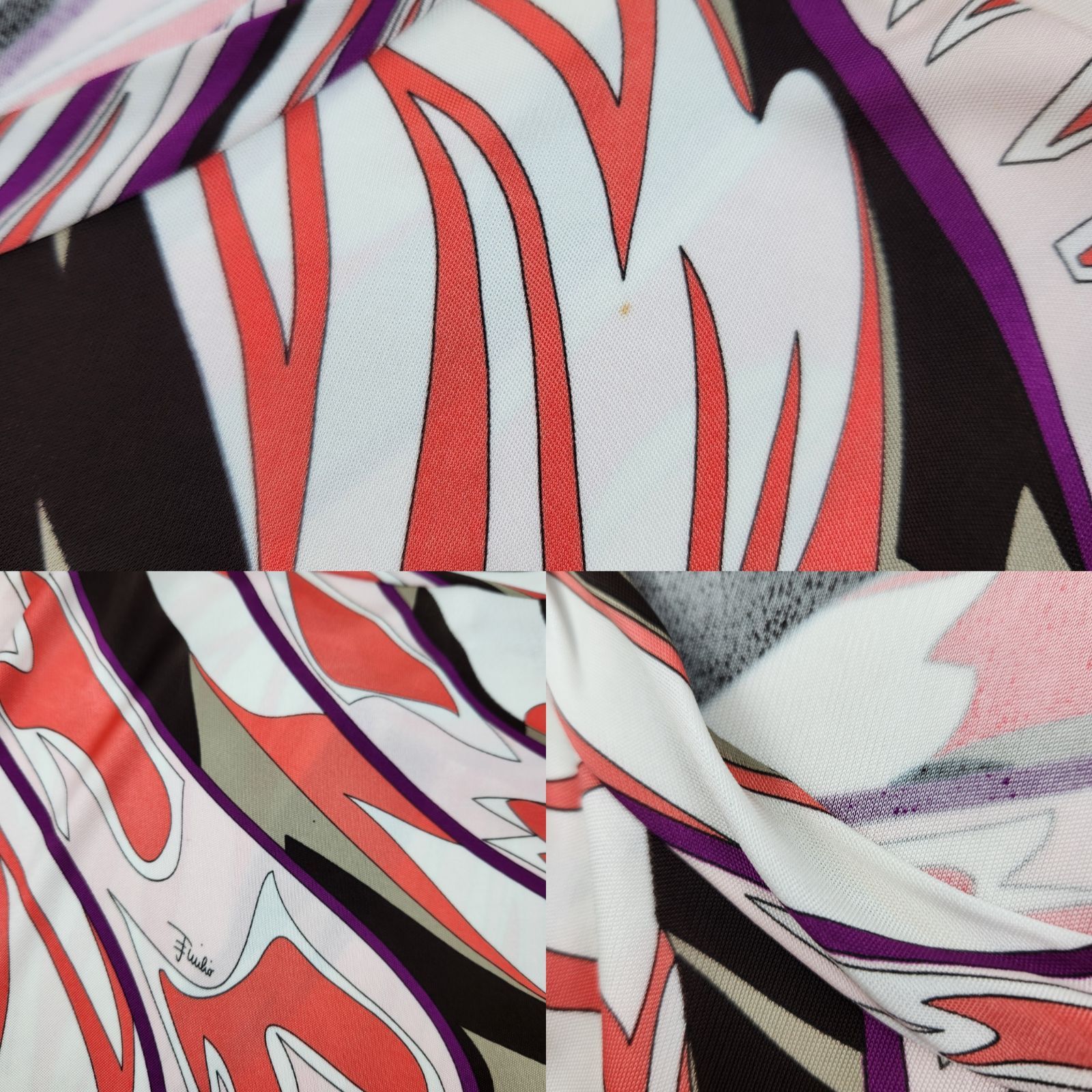 EMILIO PUCCI ワンピース エミリオプッチ イタリア製 希少柄 プッチ柄