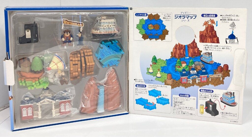 東京ディズニーランド ディズニージオラマップシリーズ 蒸気船マーク