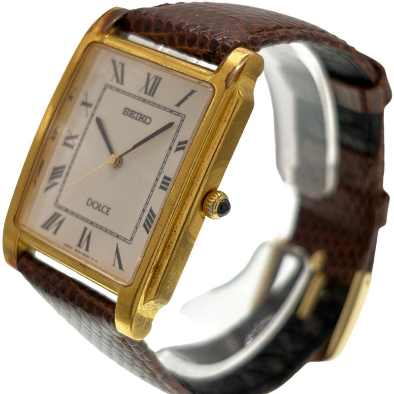 SEIKO - ドルチェ 5E31-5000 DOLCE セイコー 新品電池SEIKO タンク 