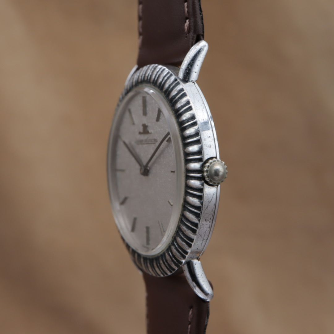 JAEGER-LECOULTRE 9033 ジャガールクルト ラウンド シルバー800 彫金