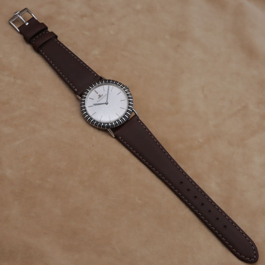 JAEGER-LECOULTRE 9033 ジャガールクルト ラウンド シルバー800 彫金