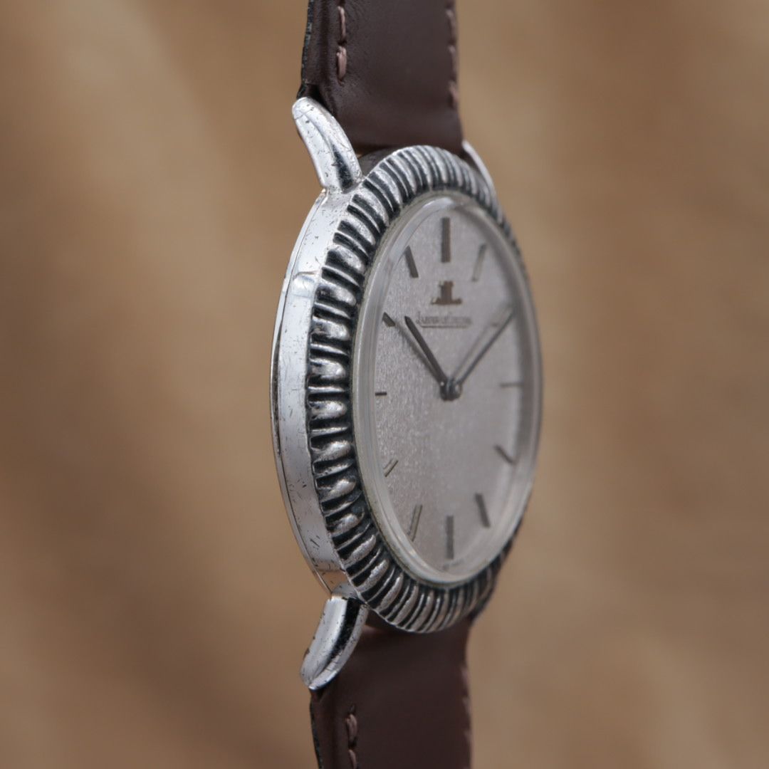 JAEGER-LECOULTRE 9033 ジャガールクルト ラウンド シルバー800 彫金