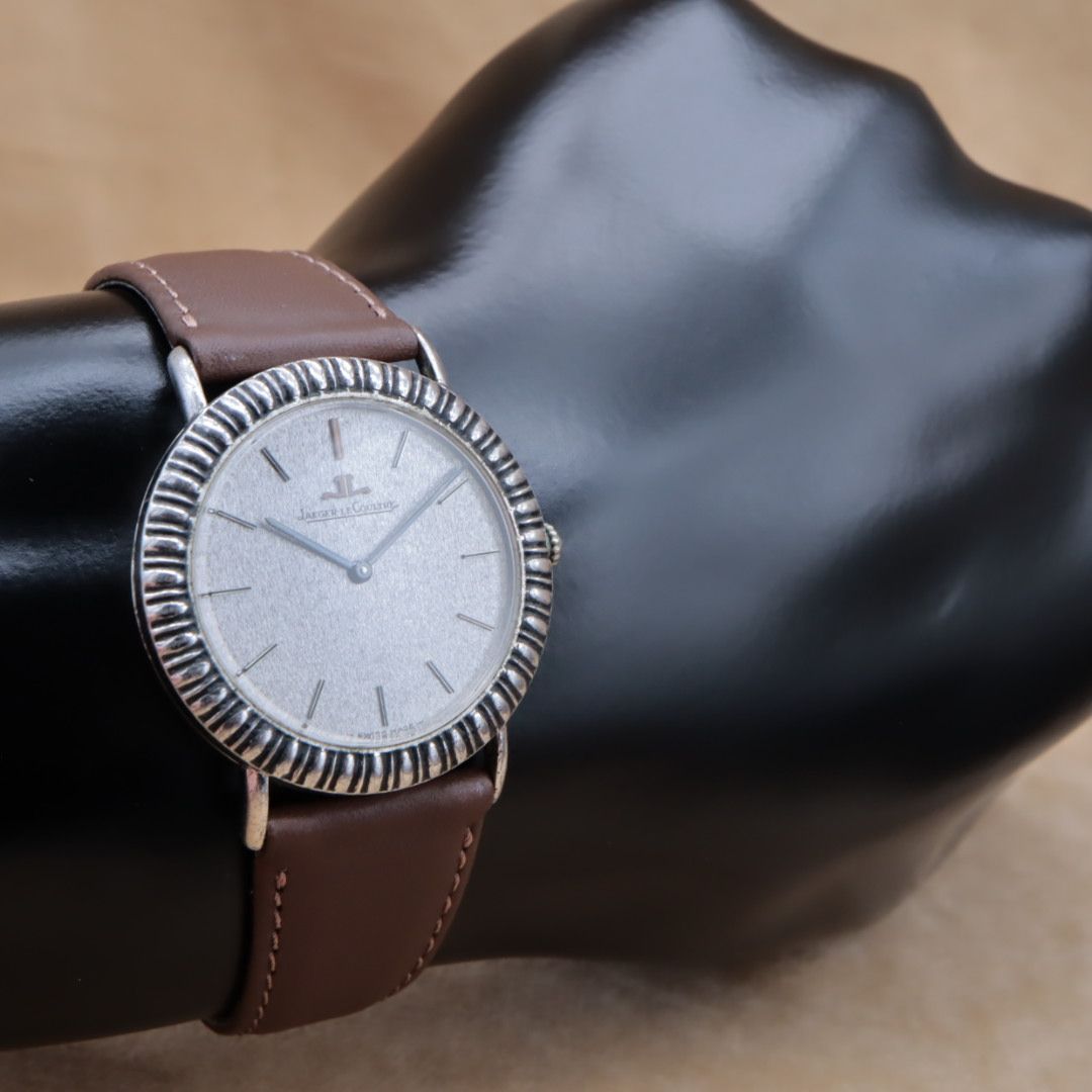 JAEGER-LECOULTRE 9033 ジャガールクルト ラウンド シルバー800 彫金